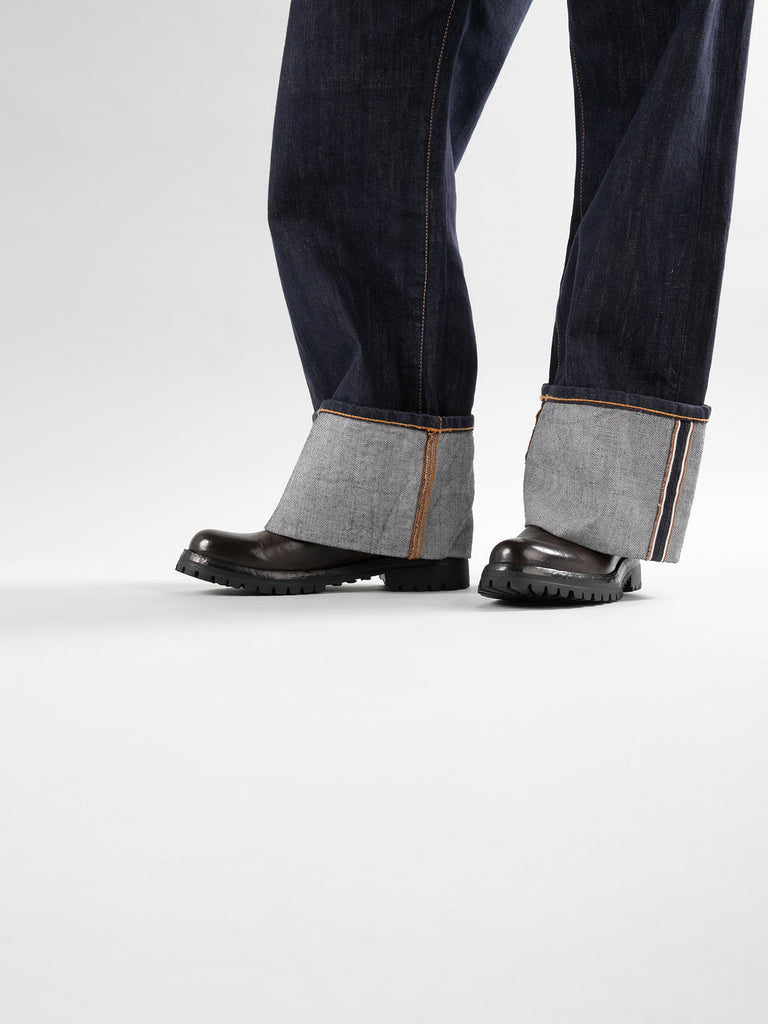 LORAINE 017 - Grey Leather Zip Boots Women Officine Creative - 1
