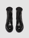 LORAINE 026 - Black Leather Zipped Boots Women Officine Creative - 2