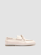 LOVE 101 - Scarpe da Barca in Pelle Bianca