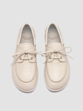 LOVE 101 - White Leather Boat Shoes