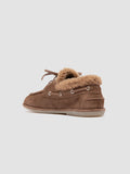 LOVE 103 - Scarpe da Barca in Pelle Scamosciata Tortora