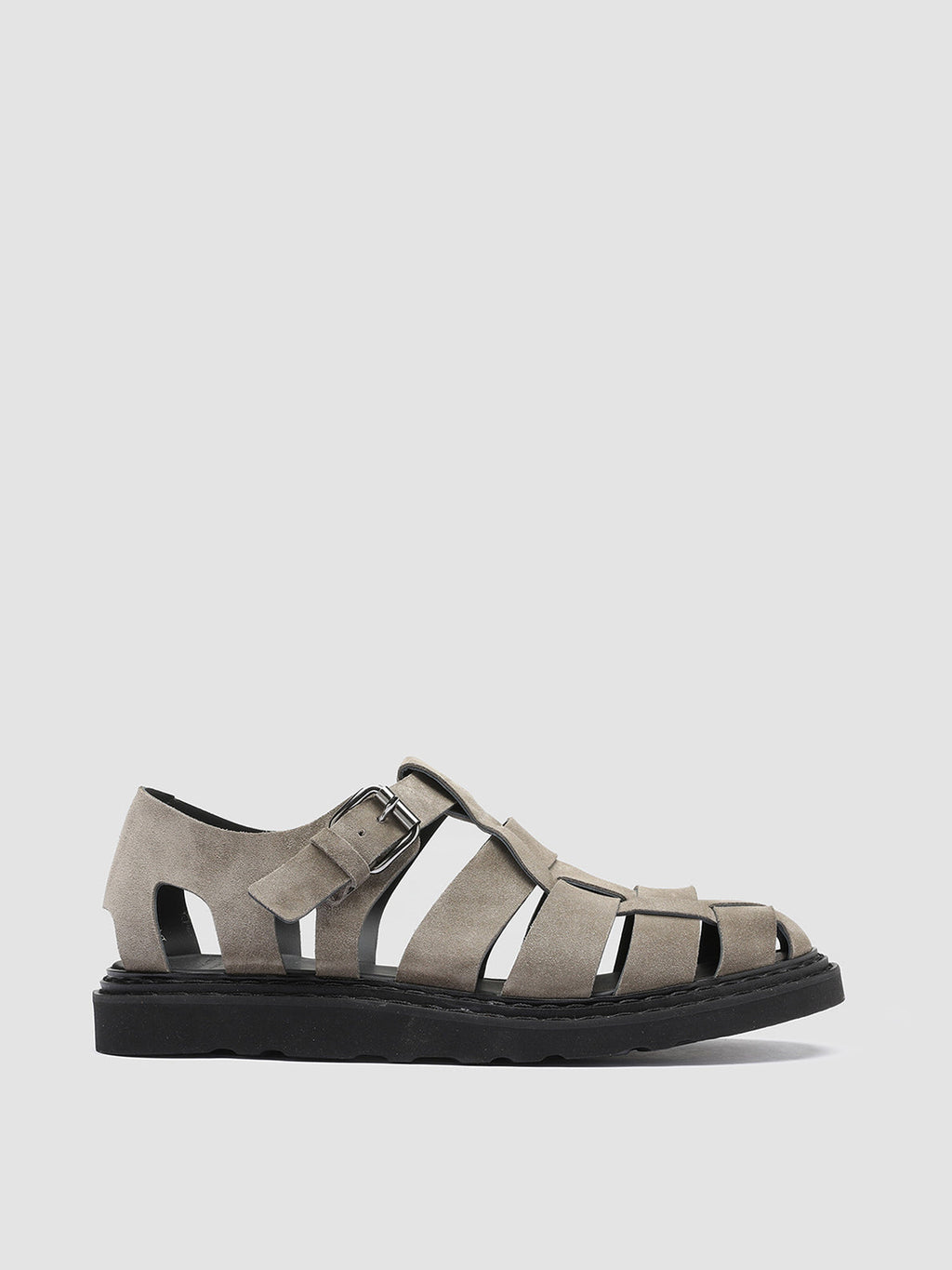 LYNDON - Taupe Suede Sandals