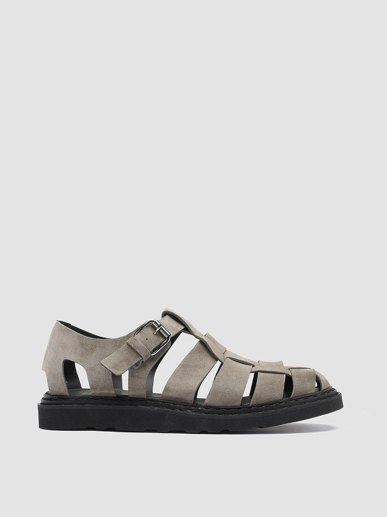 LYNDON - Taupe Suede Sandals