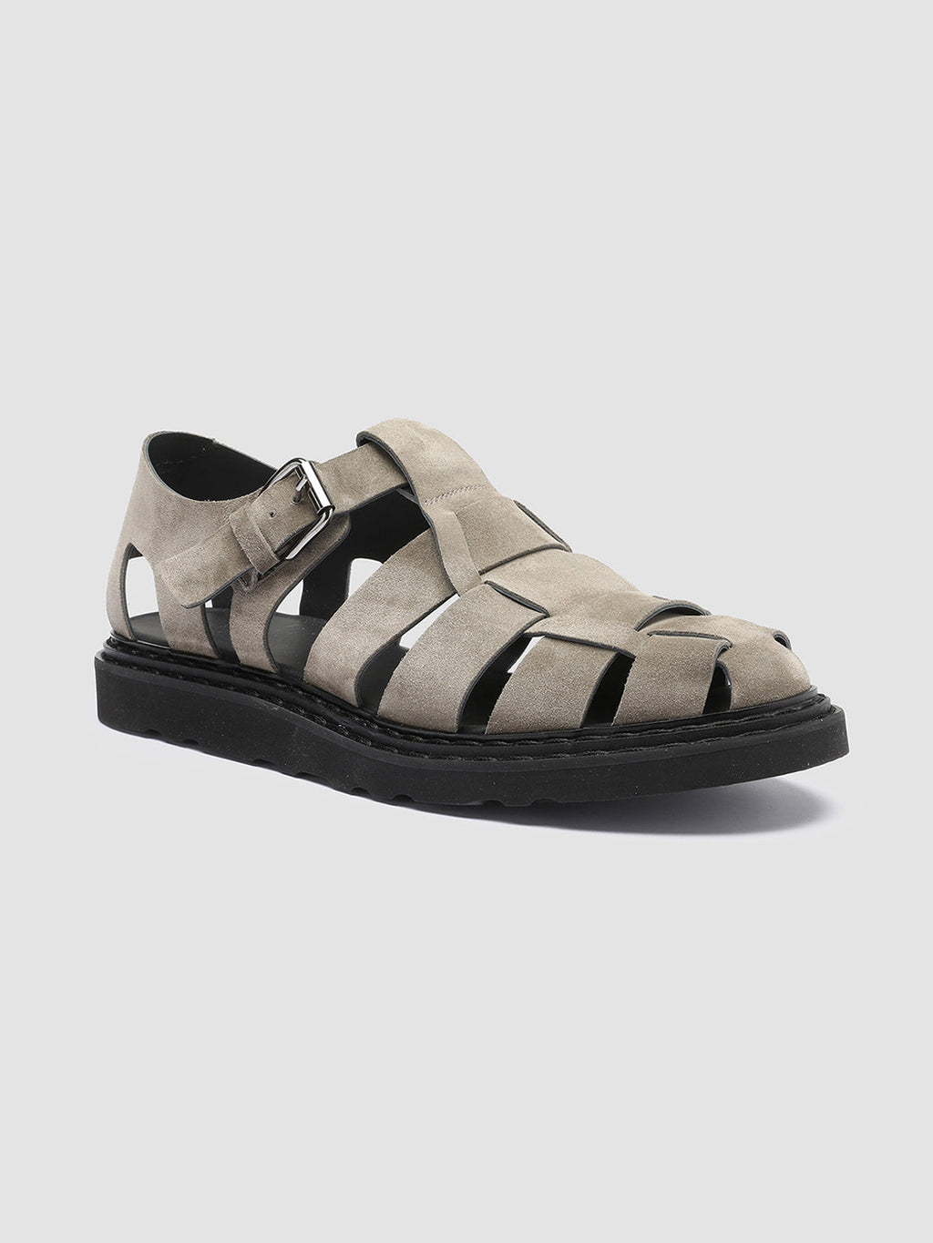 LYNDON - Taupe Suede Sandals
