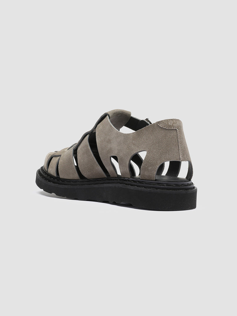 LYNDON - Taupe Suede Sandals