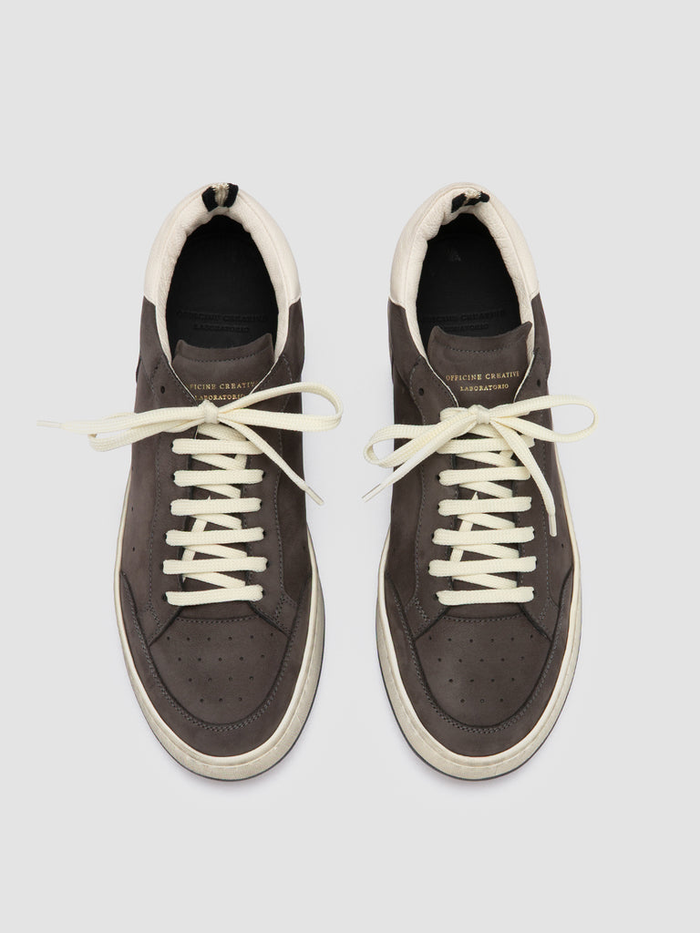 MAGIC 002 - Grey Leather and Suede Low Top Sneakers men Officine Creative - 2