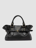 MEG 002 - Borsa a Mano in Pelle Nera - thumb image 1,side view