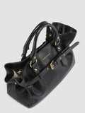 MEG 002 - Borsa a Mano in Pelle Nera - thumb image 2,side view
