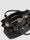 MEG 002 - Borsa a Mano in Pelle Nera - thumb image 6,side view