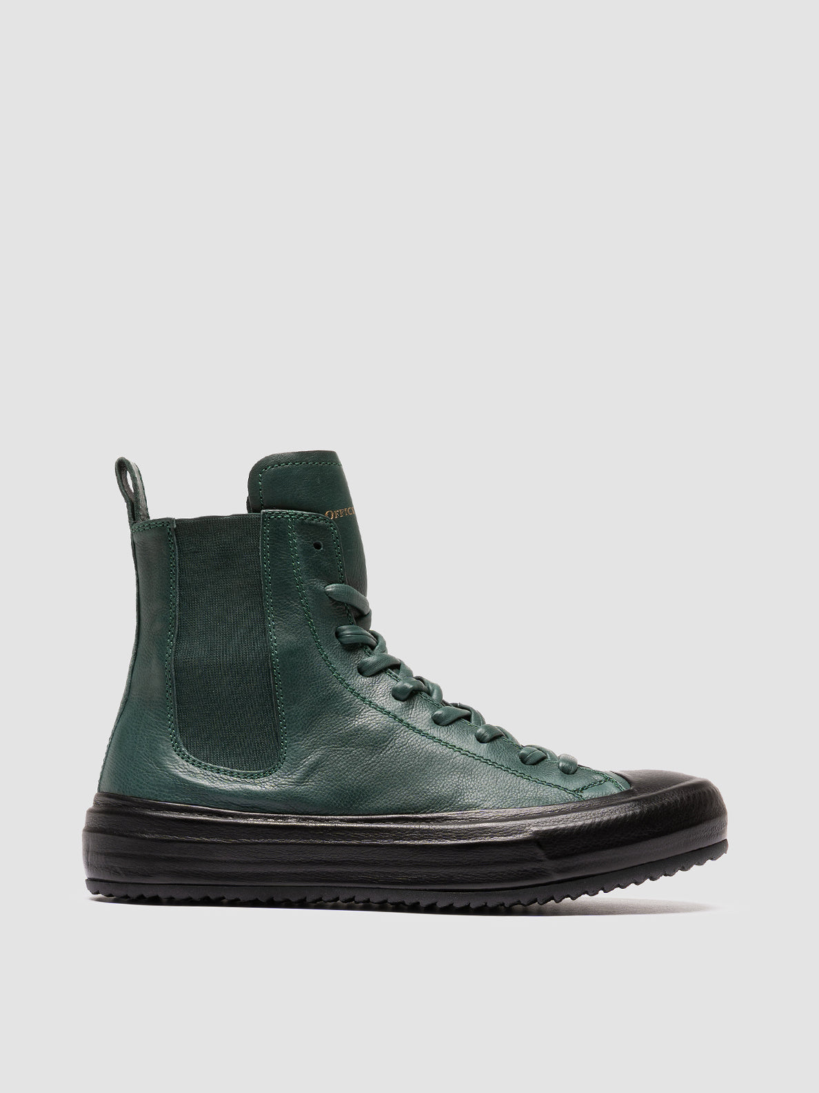 Officine Creative MES 103 Sneaker Alte in Pelle Verde