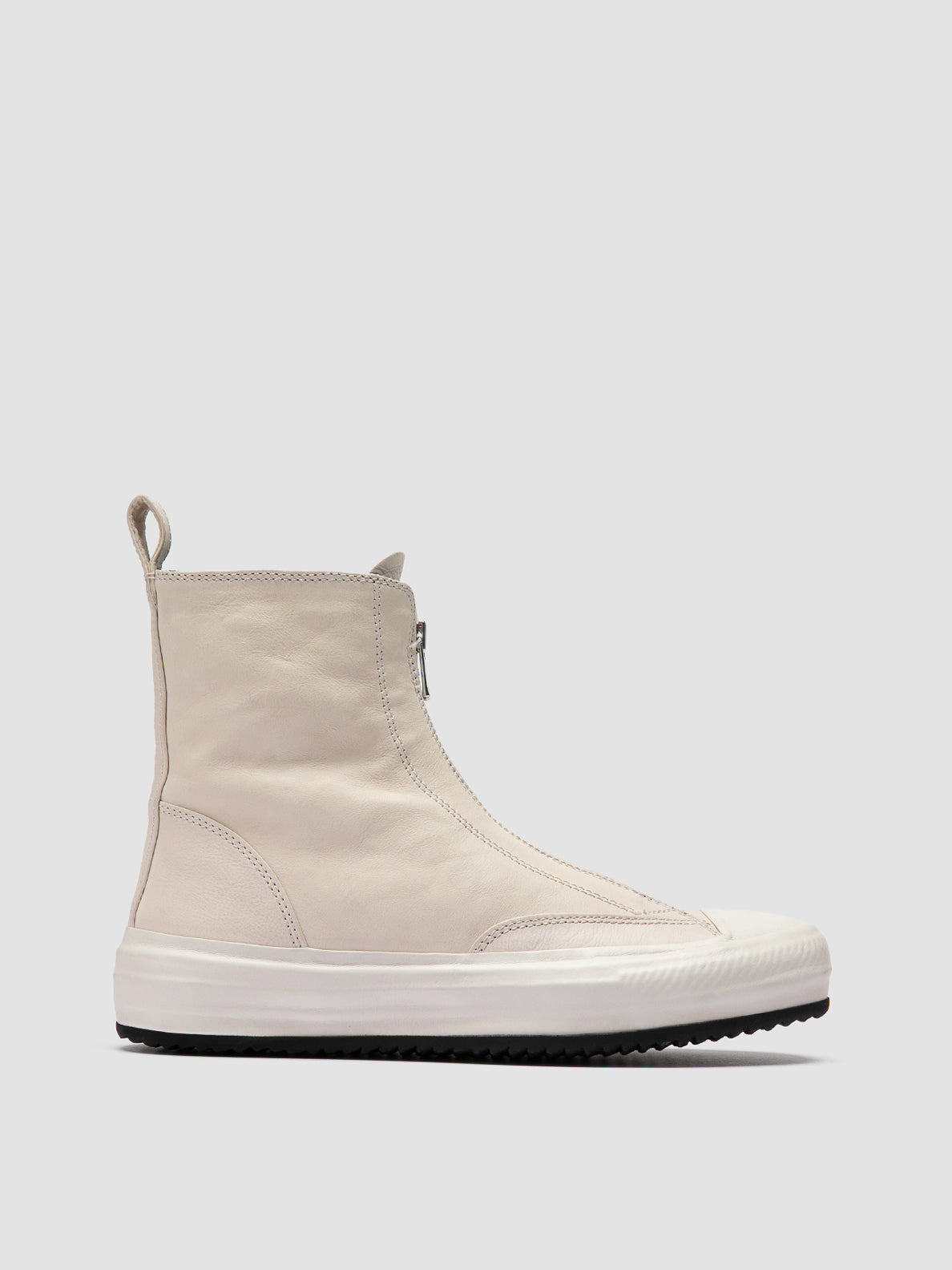 Officine Creative MES 109 Sneaker Alte in Pelle Avorio