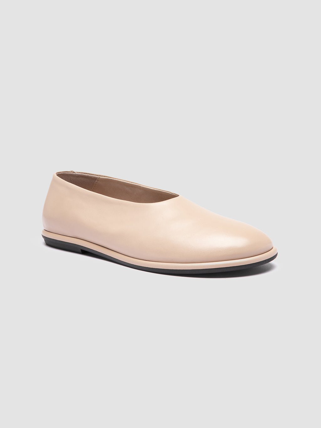 MIENNE 110 - Ballerine in Pelle Avorio