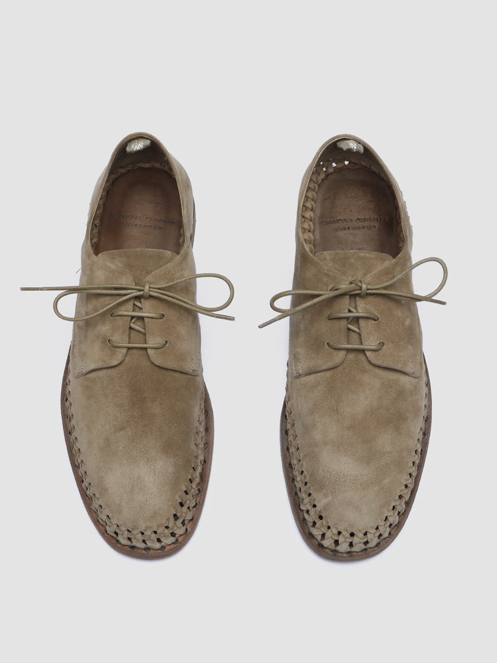 MILES 001 - Brown Suede Derby Shoes