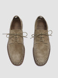 MILES 001 - Brown Suede Derby Shoes