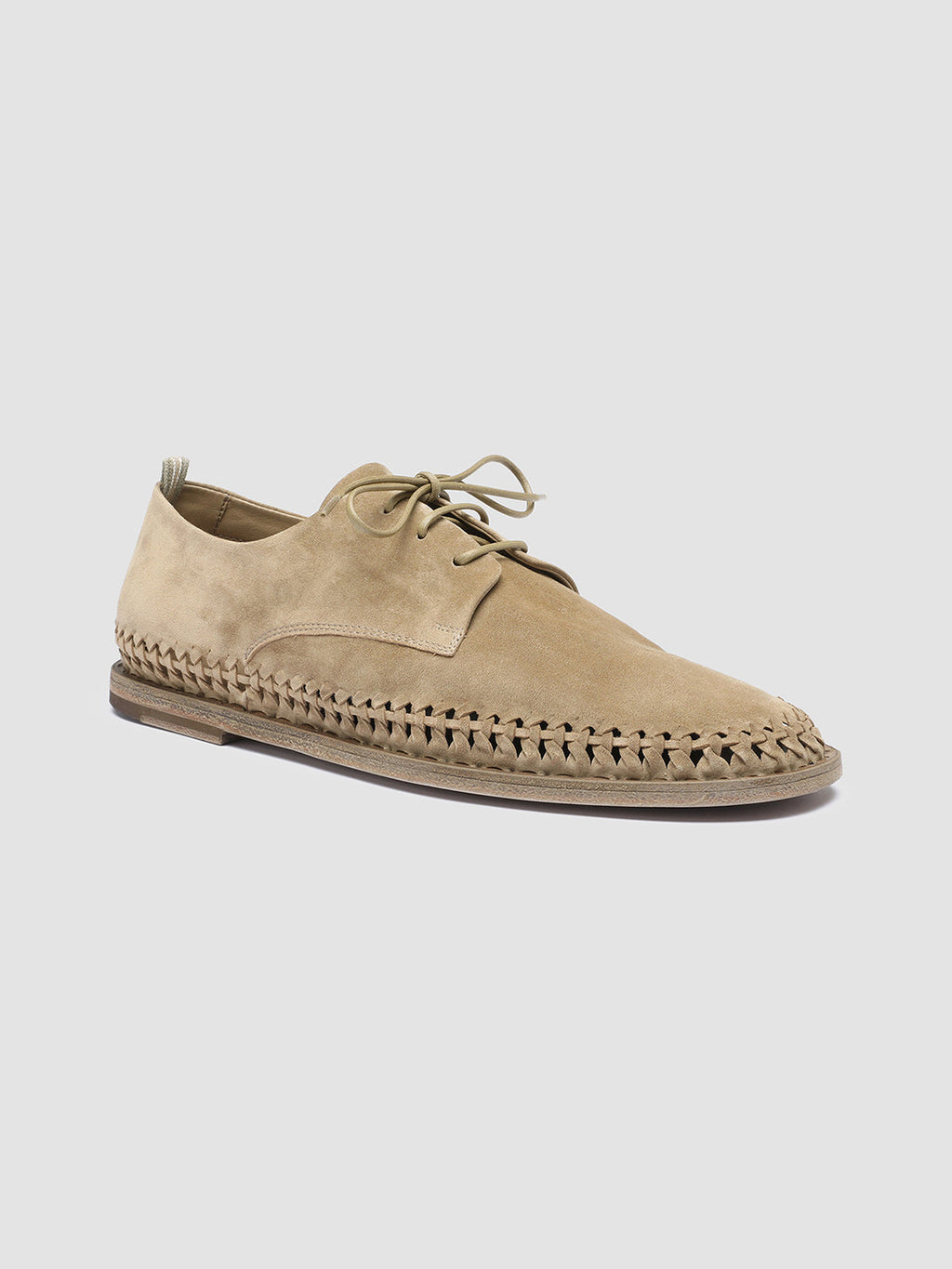 MILES 001 - Brown Suede Derby Shoes