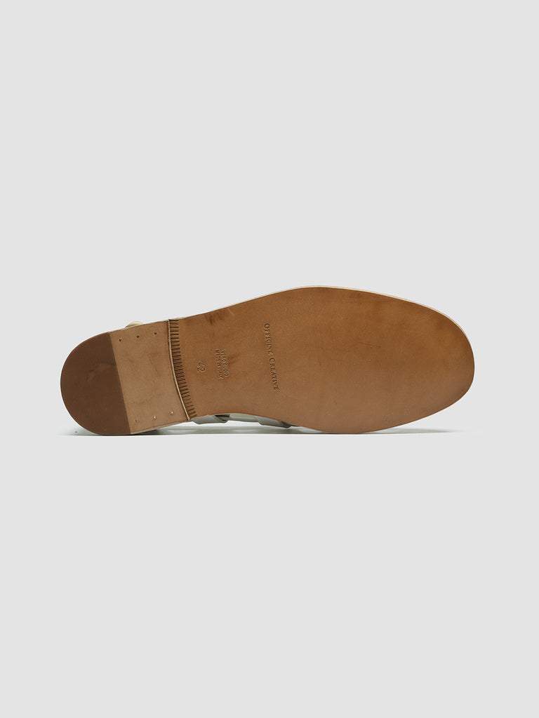 MILES 003 - White Leather Loafers