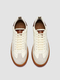 MILITIA 001 - Sneaker Basse in Pelle Bianca