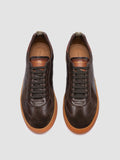MILITIA 001 - Sneaker Basse in Pelle Marrone