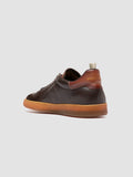MILITIA 001 - Sneaker Basse in Pelle Marrone