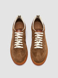 MILITIA 002 - Brown Suede and Leather Sneakers - thumb image 2,side view
