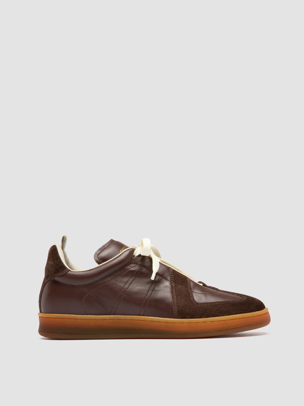 MILITIA 102 - Sneaker Basse in Camoscio e Pelle Marrone