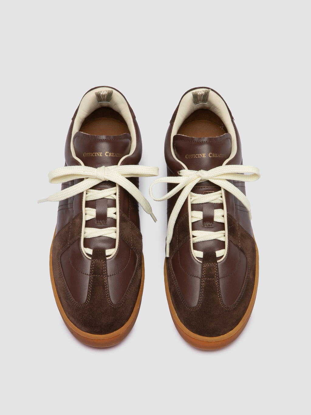 MILITIA 102 - Sneaker Basse in Camoscio e Pelle Marrone
