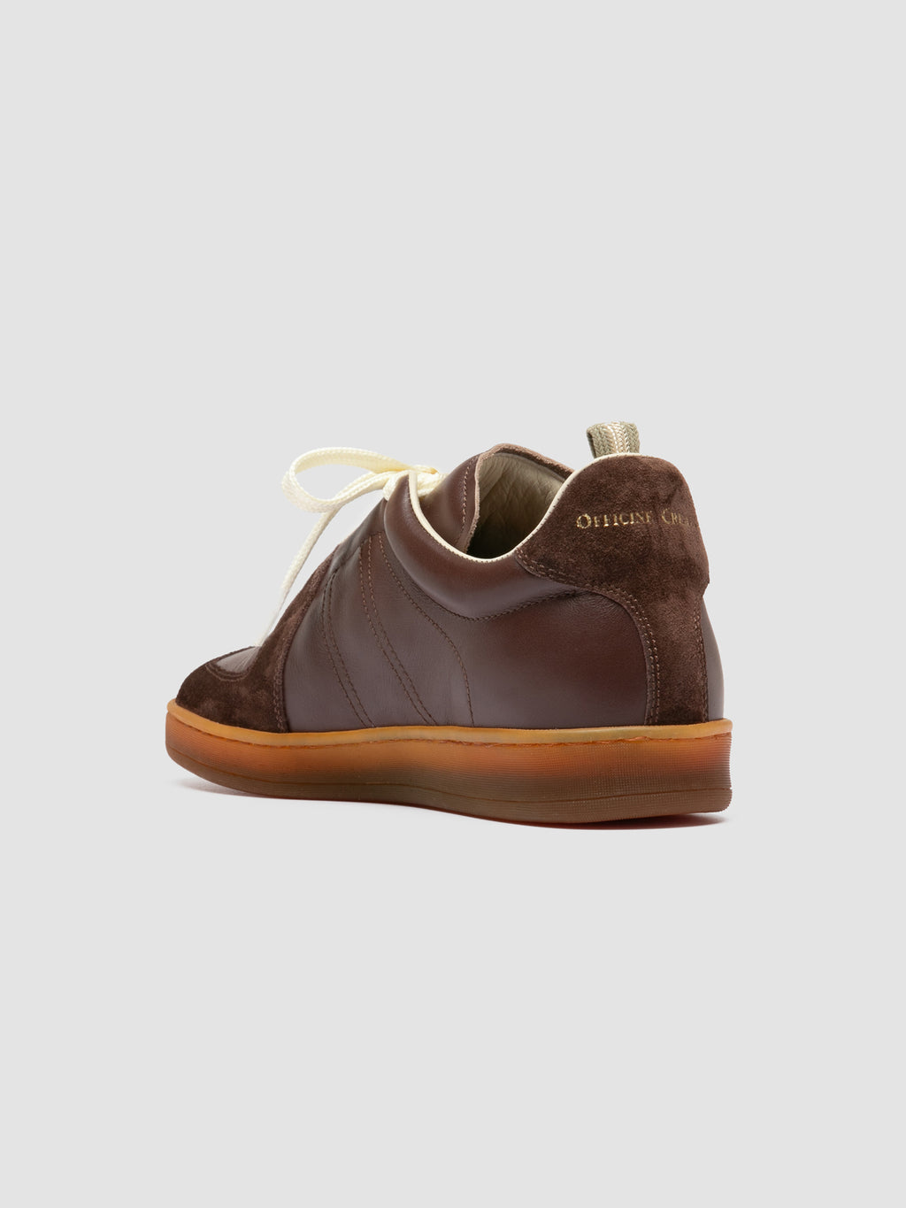 MILITIA 102 - Sneaker Basse in Camoscio e Pelle Marrone