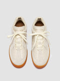 MILITIA 102 - Sneaker Basse in Camoscio e Pelle Bianca