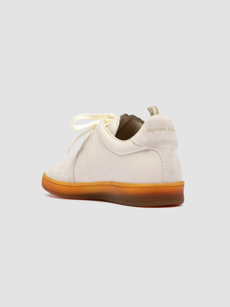 MILITIA 102 - Sneaker Basse in Camoscio e Pelle Bianca