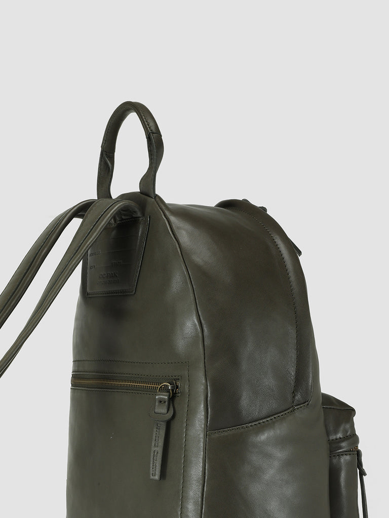 MINI PACK - Green Leather Backpack  Officine Creative - 6