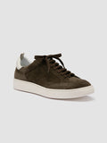 THE DIME 001 - Green Suede Low Top Sneakers Men Officine Creative - 3