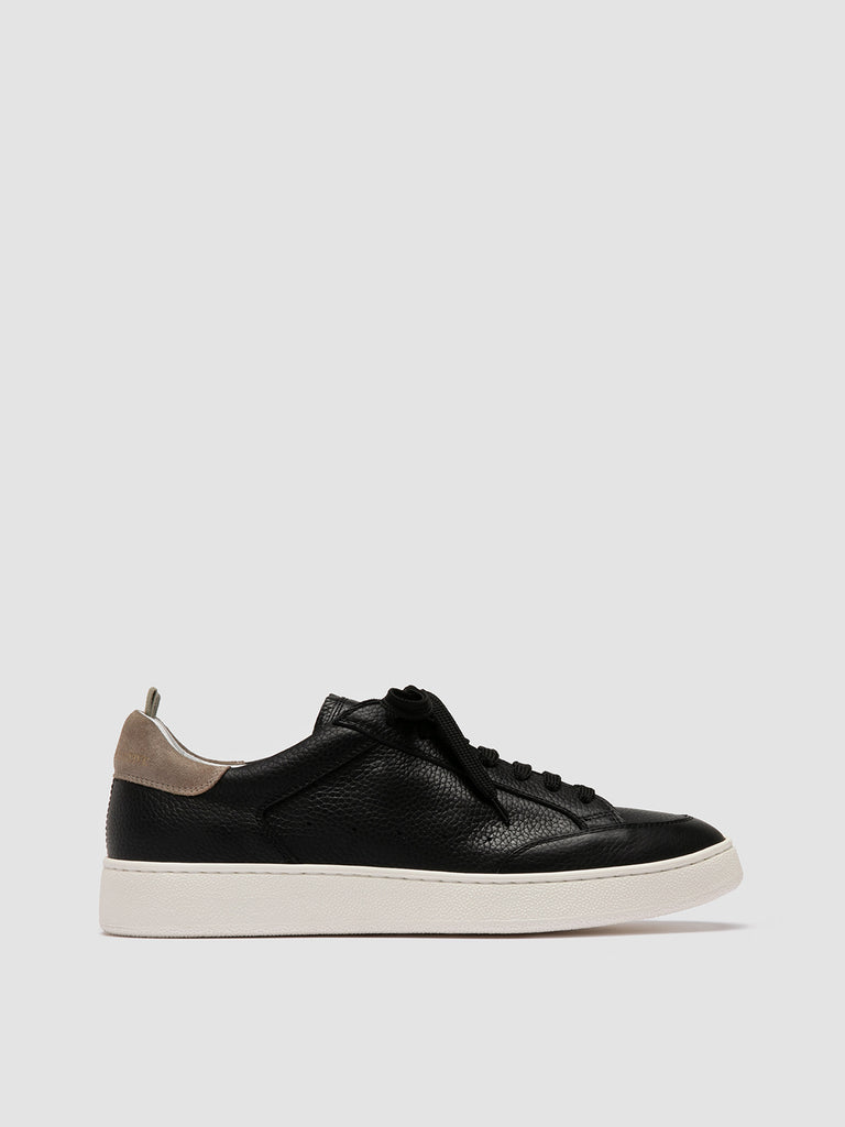 THE DIME 001 - Sneaker Basse in Pelle Scamosciata Nera