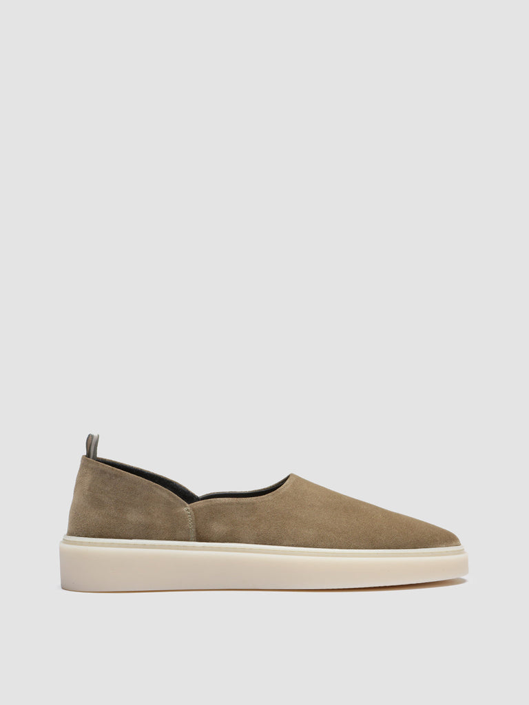 MUSKRAT 001 - Taupe Suede Sneakers