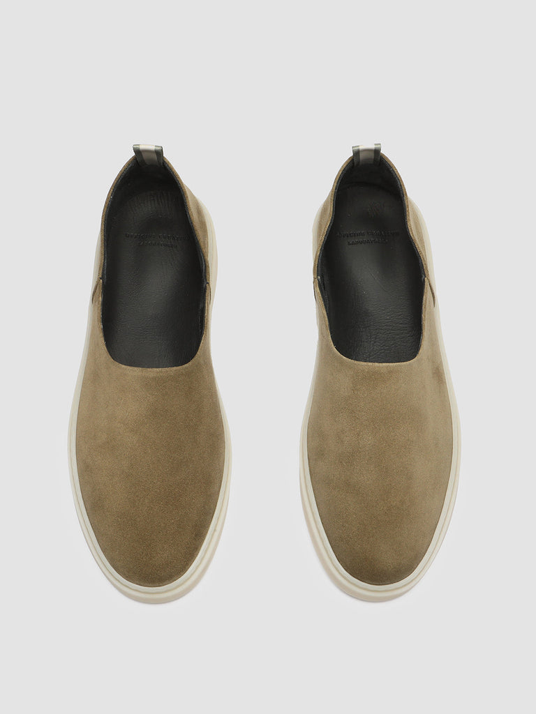 MUSKRAT 001 - Taupe Suede Sneakers