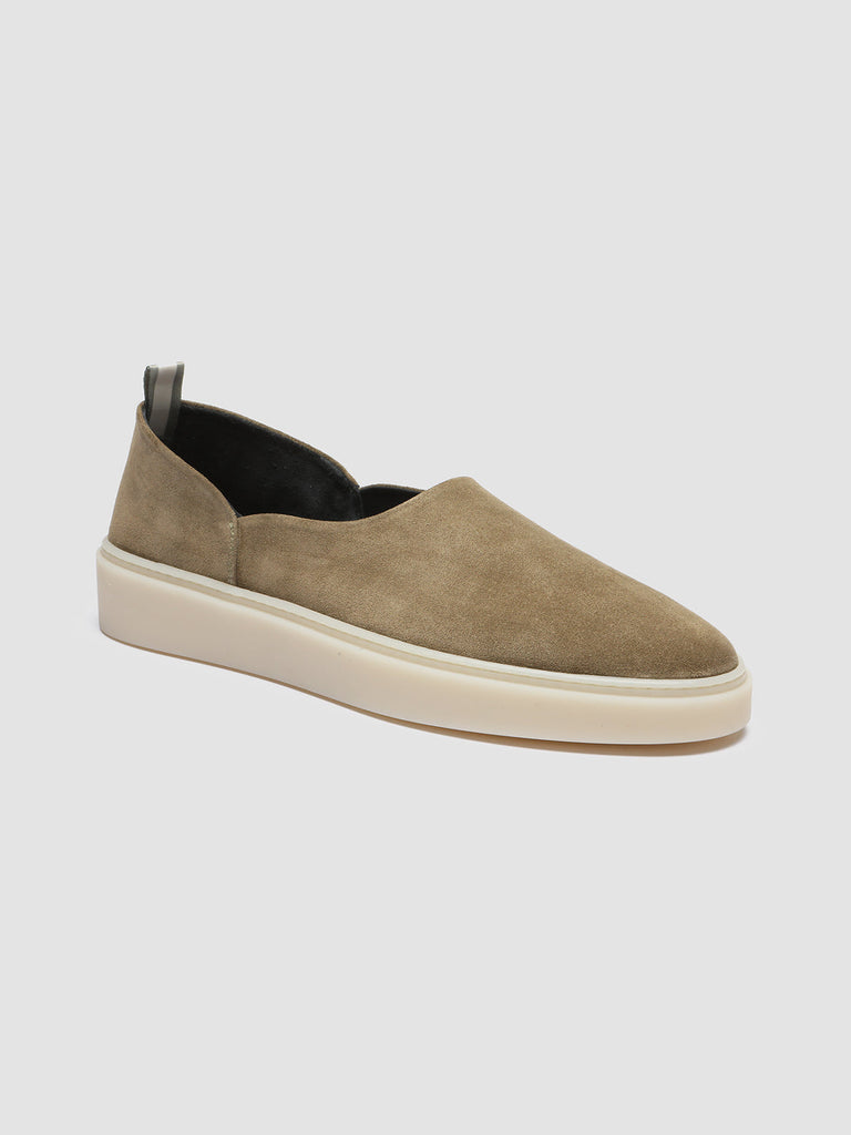 MUSKRAT 001 - Taupe Suede Sneakers