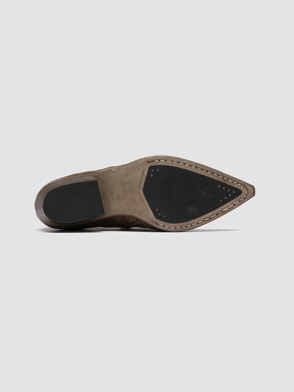 NOELIE DD 101 - Stivaletti Chelsea in Pelle Scamosciata Verde