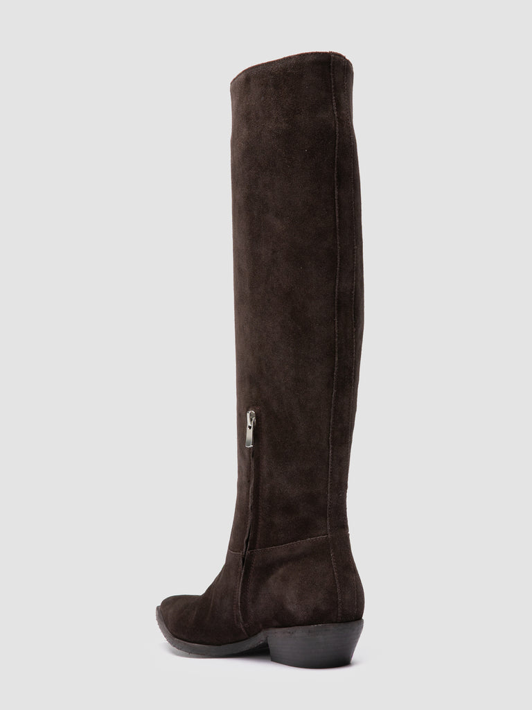 NOELIE DD 104 - Brown Suede Pull On Boots Women Officine Creative - 4