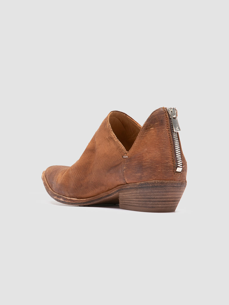 NOELIE DD 106 - Stivali con Zip in Pelle Scamosciata Marrone
