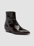 NOELIE DD 109 - Stivali con Zip in Pelle Marrone