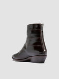 NOELIE DD 109 - Stivali con Zip in Pelle Marrone