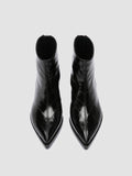 NOELIE DD 109 - Stivali con Zip in Pelle Nera