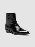 NOELIE DD 109 - Stivali con Zip in Pelle Nera