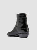 NOELIE DD 109 - Stivali con Zip in Pelle Nera