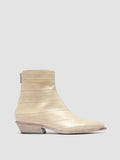 NOELIE DD 109 - Stivali con Zip in Pelle Bianca