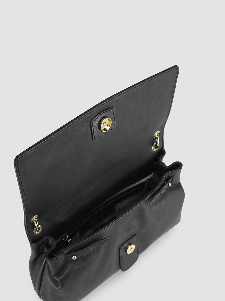 NOLITA WOVEN 212 - Black Nappa Leather Shoulder Bag