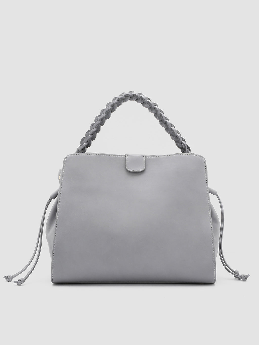 NOLITA WOVEN 215 - Borsa con Manico in Pelle Grigia