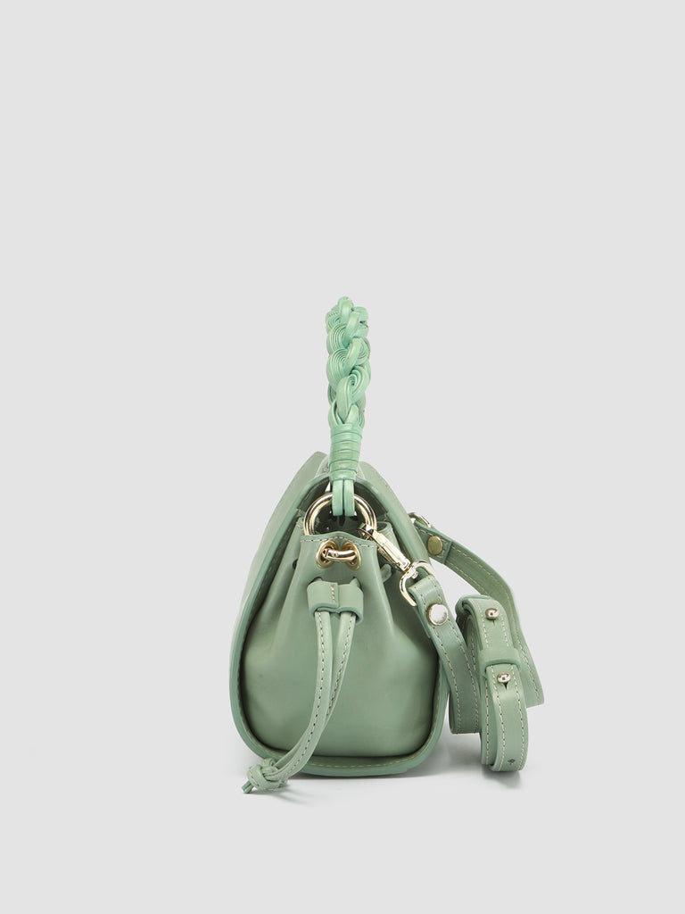 NOLITA WOVEN 219 - Borsa con Manico in Pelle Verde