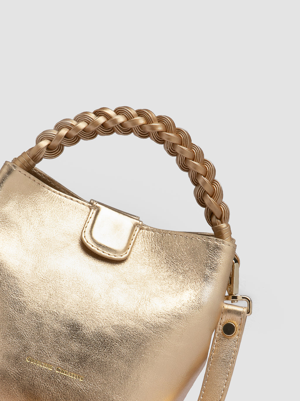NOLITA WOVEN 227 - Gold Leather Handle Bag Officine Creative - 2