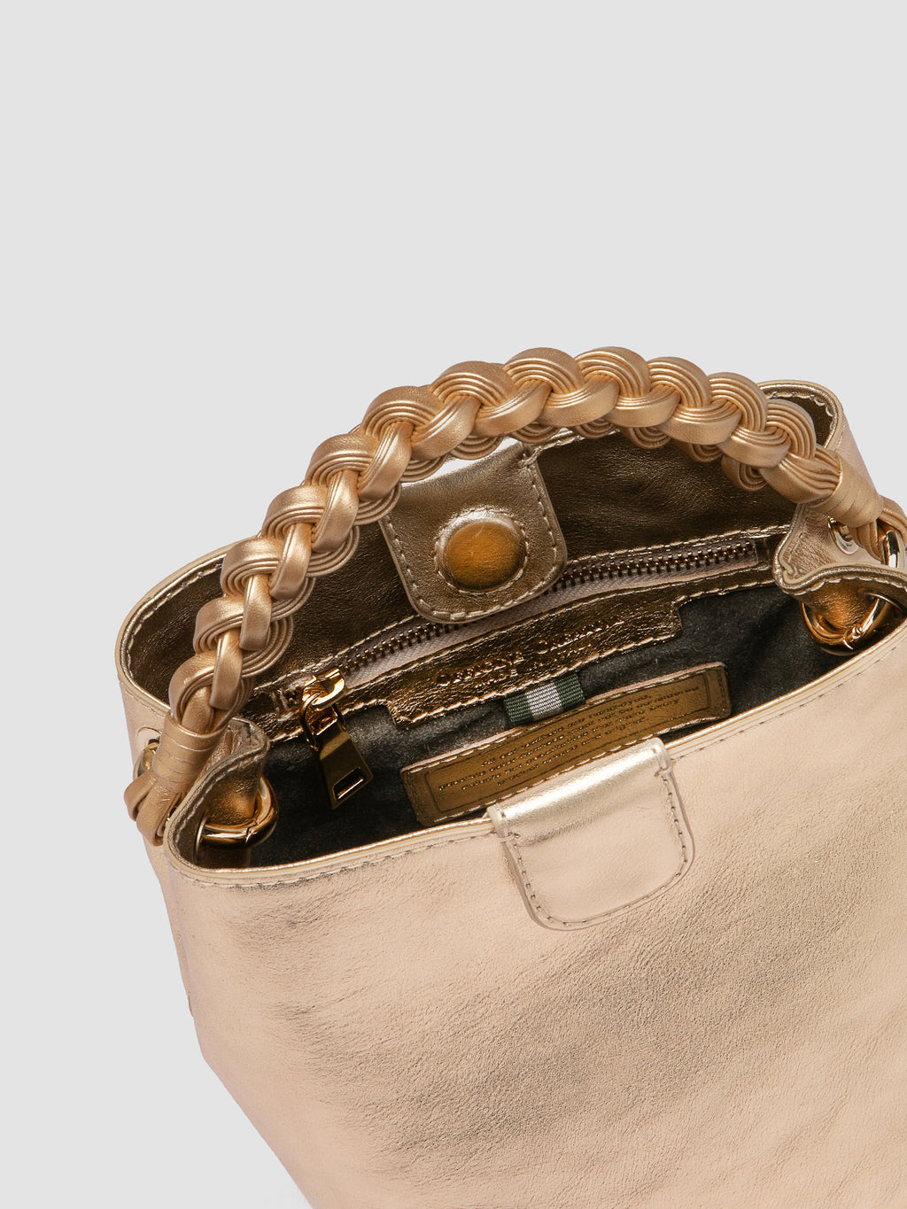 NOLITA WOVEN 227 - Gold Leather Handle Bag Officine Creative - 6