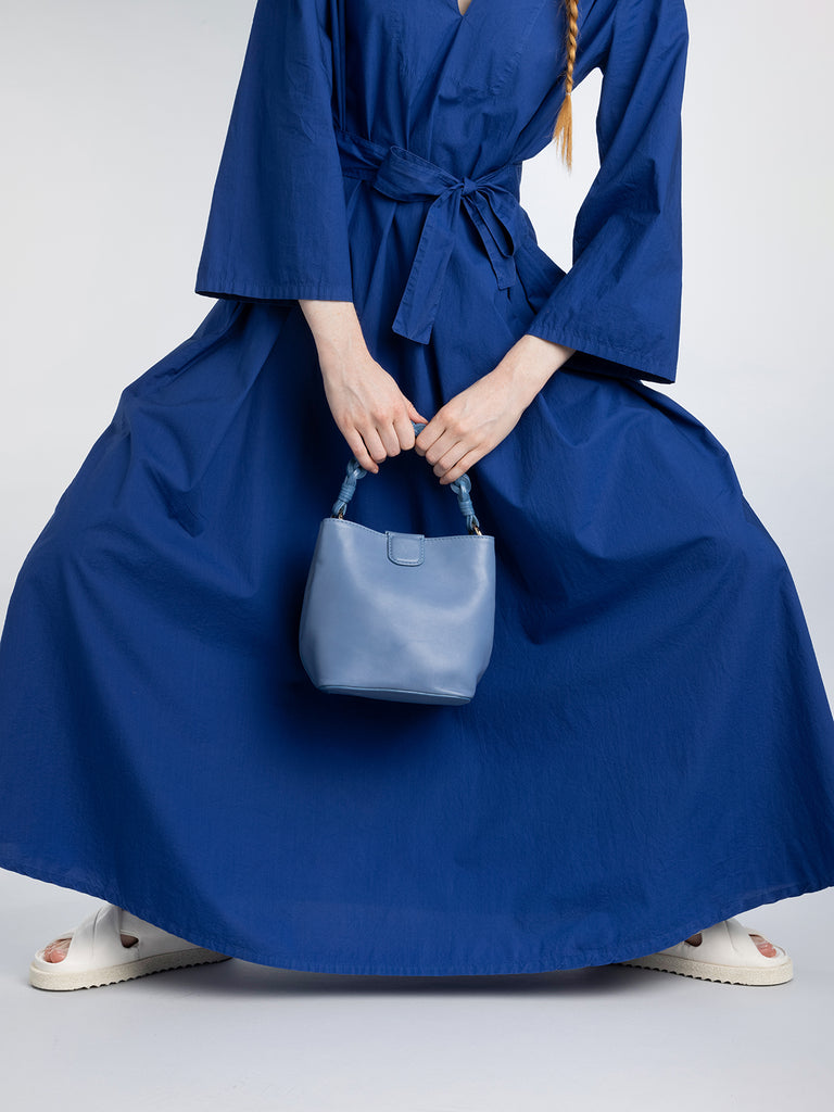 NOLITA WOVEN 227 - Blue Leather Crossbody Bag Women Officine Creative - 6